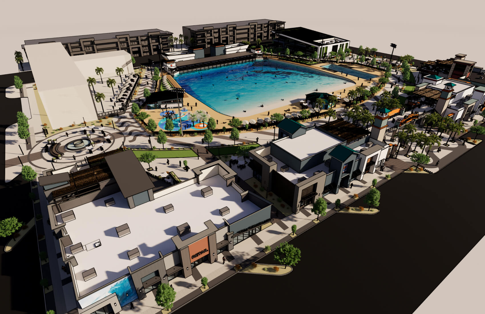 Cannon Beach, AZ Master Plan Rendering